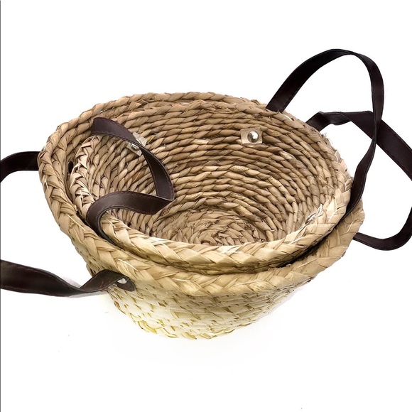 Nesting sisal basket pair - Picture 3 of 10